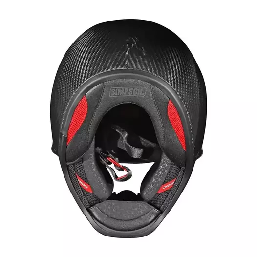 Simpson M30 Carbon Мотошлем Black Черный