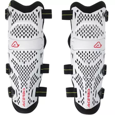 Acerbis Impact Pro White Cross Enduro Motorcycle Knee Brace