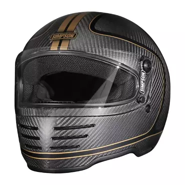 Simpson M62 Carbon Hondo Мотошлем Matt Серый