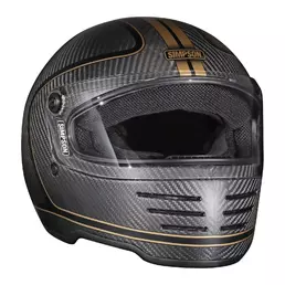 Simpson M62 Carbon Hondo Мотошлем Matt Серый