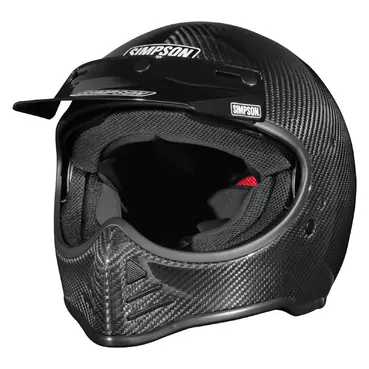 Simpson M52 Carbon Мотошлем Glossy Черный
