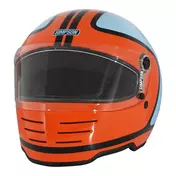 Simpson M62 Hondo Мотошлем Orange Blue Оранжевый