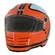 Simpson M62 Hondo Мотошлем Orange Blue Оранжевый