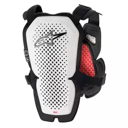 Alpinestars A-1 Pro Chest Protector White Black Red Белый