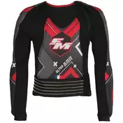 Bib Child Moto Cross Enduro FM Racing ULTRA SLEEVE KIDS Black