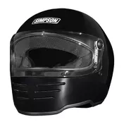 Simpson M62 Мотошлем Black Черный