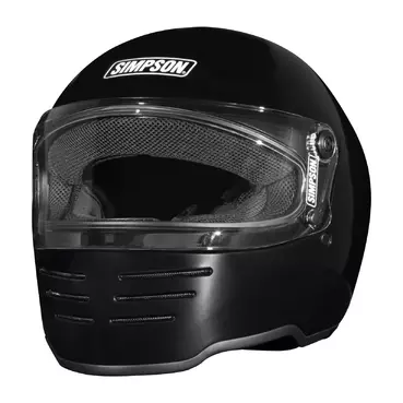 Simpson M62 Мотошлем Black Черный