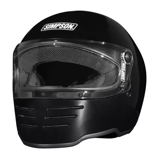Simpson M62 Мотошлем Black Черный
