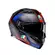Agv K3 E2206 Striga Мотошлем Black Blue Red Matt Синий