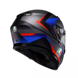 Agv K3 E2206 Striga Мотошлем Black Blue Red Matt Синий