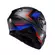 Agv K3 E2206 Striga Мотошлем Black Blue Red Matt Синий
