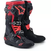 Alpinestars TECH 10 Motocross Enduro мотоботинки Black Red