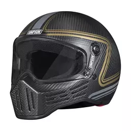 Simpson M30 Carbon Slipline Мотошлем Matt Черный