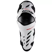 Knee and Shin Guards Moto Cross Enduro Leatt Dual Axis White