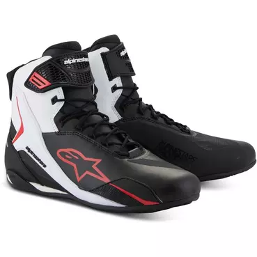 Alpinestars FASTER-4 Motorcycle мотоботы Black White Red