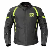Berik 2.0 NJ-223301-EL WP Technical Fabric Motorcycle мотокуртка Black Fluorescent Yellow