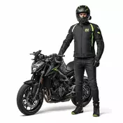 Berik 2.0 NJ-223301-EL WP Technical Fabric Motorcycle мотокуртка Black Fluorescent Yellow