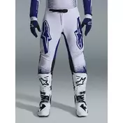 Alpinestars SUPERTECH SCENZ Cross Enduro Motorcycle мотоштаны Light Grey Dark Blue