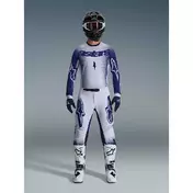 Alpinestars SUPERTECH SCENZ Cross Enduro Motorcycle мотоштаны Light Grey Dark Blue