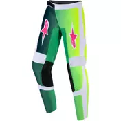 Alpinestars Youth Fluid Portl Kids' Cross Enduro Motorcycle мотоштаны Green White Black