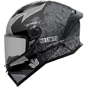 Mt Мотошлемs STINGER 2 KIDS TAGGER B2 Full Face Motorcycle Мотошлем for Kids, Matte Grey