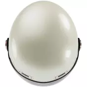 Stormer HISTORY Pearl White Vintage Full Face Motorcycle Мотошлем