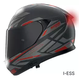 Nolan X-904 Ultra Carbon Rombo I-ess Мотошлем Red Black Красный