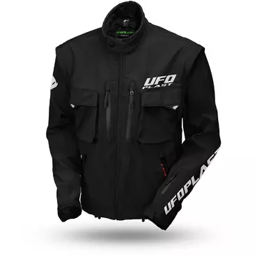 Ufo TAIGA Enduro Motorcycle мотокуртка Black - Protections NOT Included