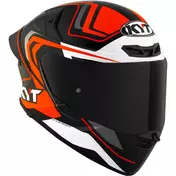 Kyt TT-REVO OVERTECH Full Face Motorcycle Мотошлем Black Orange