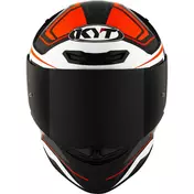 Kyt TT-REVO OVERTECH Full Face Motorcycle Мотошлем Black Orange