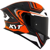Kyt TT-REVO OVERTECH Full Face Motorcycle Мотошлем Black Orange