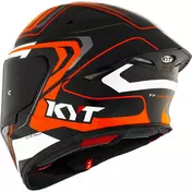 Kyt TT-REVO OVERTECH Full Face Motorcycle Мотошлем Black Orange