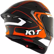 Kyt TT-REVO OVERTECH Full Face Motorcycle Мотошлем Black Orange