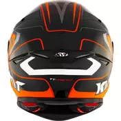 Kyt TT-REVO OVERTECH Full Face Motorcycle Мотошлем Black Orange