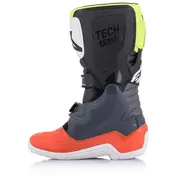 Alpinestars Tech 7 S Youth Cross Enduro Motorcycle мотоботинки Black Red Yellow Fluo