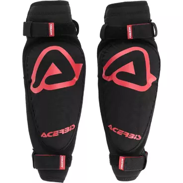 Acerbis Soft Elbow Guards for Kids, Red