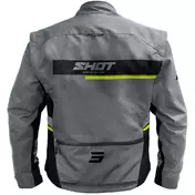 Shot CONTACT ASSAULT 2.0 Enduro Motorcycle мотокуртка Grey Fluorescent Yellow