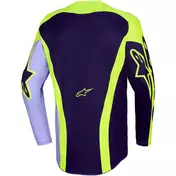 Alpinestars RACER PORTL Cross Enduro Motorcycle Jersey Purple Fluo Yellow