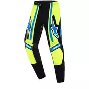 Alpinestars Youth Supertech Nomur Kids' Cross Enduro Motorcycle мотоштаны Navy Blue Fluorescent Yellow Light Blue