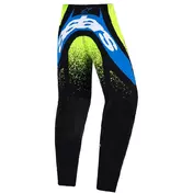 Alpinestars Youth Supertech Nomur Kids' Cross Enduro Motorcycle мотоштаны Navy Blue Fluorescent Yellow Light Blue