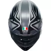 Integral Motorcycle Мотошлем Agv K3 COMPOUND Matt Black Gray