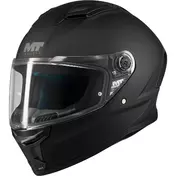 Mt Мотошлемs STINGER 2 KIDS PURE A1 Full Face Motorcycle Мотошлем for Kids, Matte Black