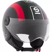 Sparco Riders SP601 Jet Motorcycle Мотошлем Black Red