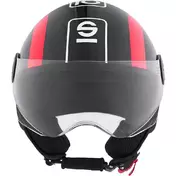 Sparco Riders SP601 Jet Motorcycle Мотошлем Black Red