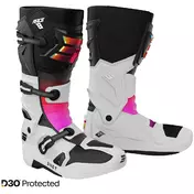 Motocross Enduro мотоботинки Shot RACE 8 White Holographic