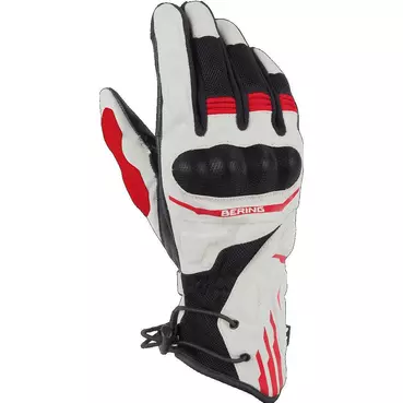 Bering BAKUNDU Motorcycle мотоперчатки Black Grey Red