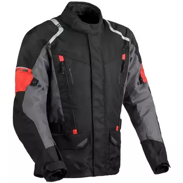 DIFI Navigator Aerotex Fabric Motorcycle мотокуртка Black Red