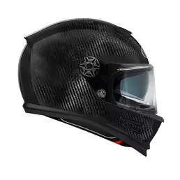 Premier Commander Carbon Black Мотошлем Черный