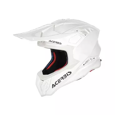 Acerbis Airstrike Fim Racing 2 Мотошлем White Белый