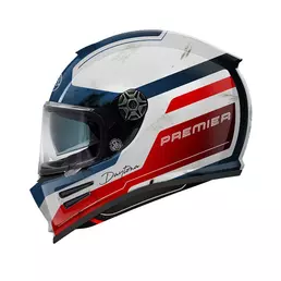 Premier Commander Мотошлем Da 13 Bm Blue Red Синий